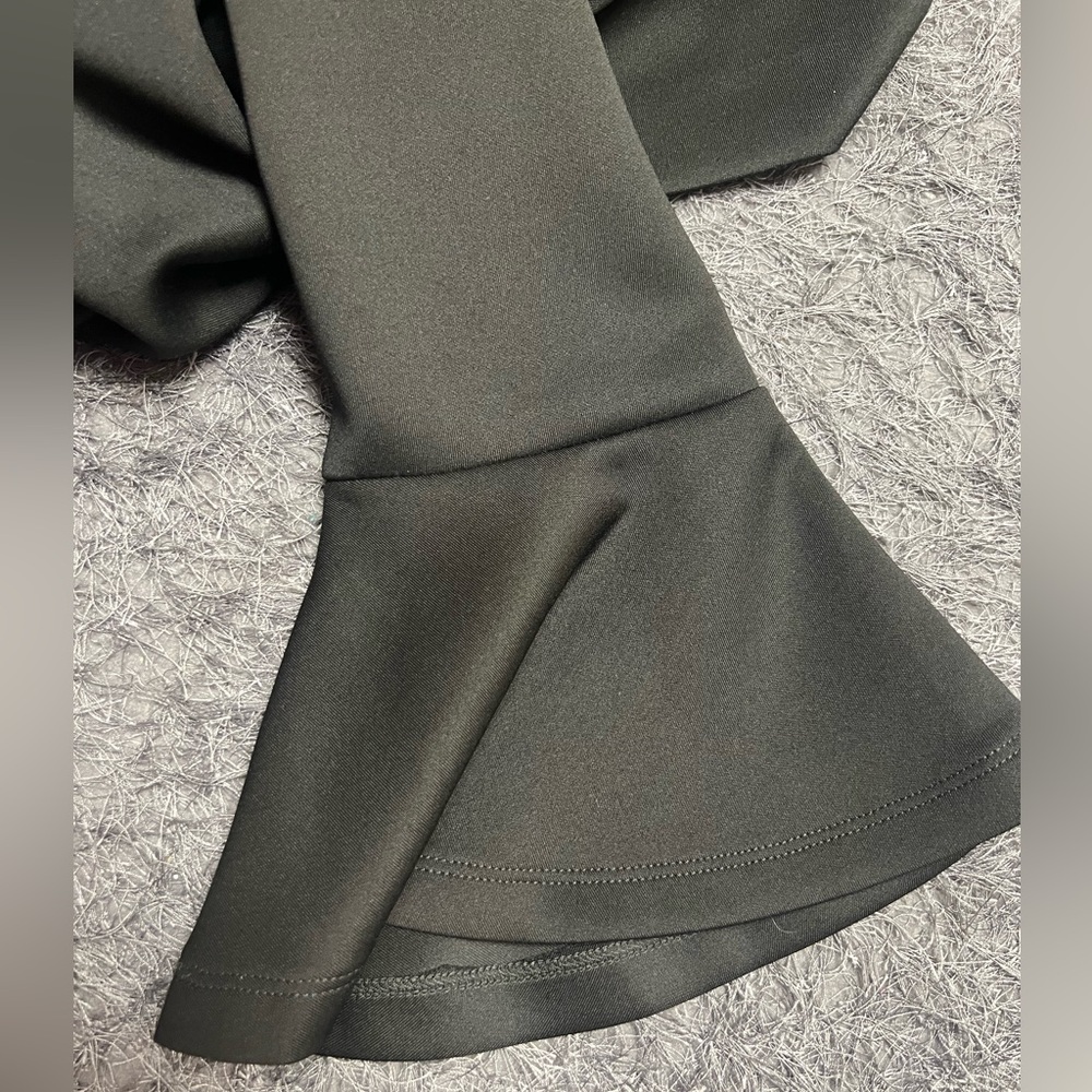 Black Dress with Mock Neck & Bell Sleeves! - Picture 13 of 15